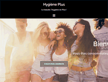 Tablet Screenshot of hygiene-plus.com